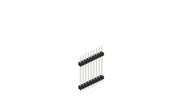 Fischer Elektronik Stiftleiste (Standard) Anzahl Reihen: 1 10056852 10St.
