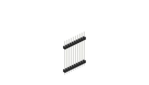 Fischer Elektronik Stiftleiste (Standard) Anzahl Reihen: 1 10056896 10St.