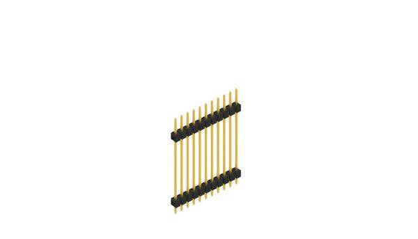 Fischer Elektronik Stiftleiste (Standard) Anzahl Reihen: 1 SL528511G 10St.
