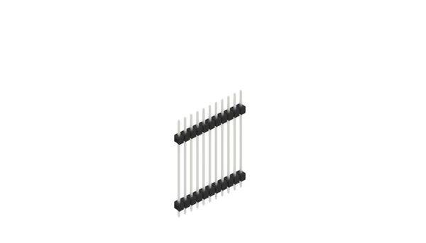 Fischer Elektronik Stiftleiste (Standard) Anzahl Reihen: 1 10056899 10St.