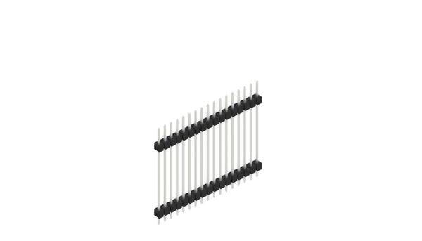 Fischer Elektronik Stiftleiste (Standard) Anzahl Reihen: 1 SL528517Z 10St.