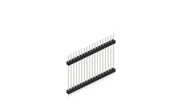 Fischer Elektronik Stiftleiste (Standard) Anzahl Reihen: 1 10056910 10St.
