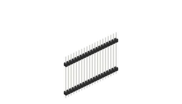 Fischer Elektronik Stiftleiste (Standard) Anzahl Reihen: 1 10056913 10St.
