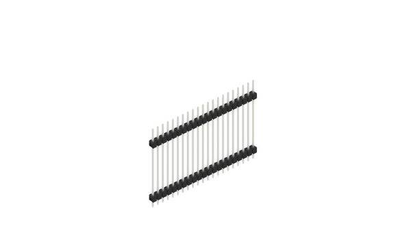Fischer Elektronik Stiftleiste (Standard) Anzahl Reihen: 1 SL528521Z 10St.
