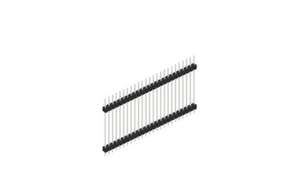 Fischer Elektronik Stiftleiste (Standard) Anzahl Reihen: 1 SL528525Z 10St.