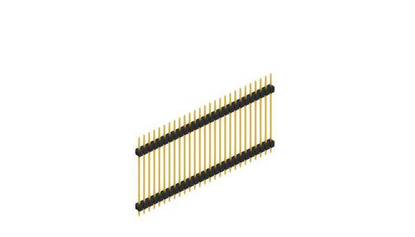 Fischer Elektronik Stiftleiste (Standard) Anzahl Reihen: 1 SL528527G 10St.