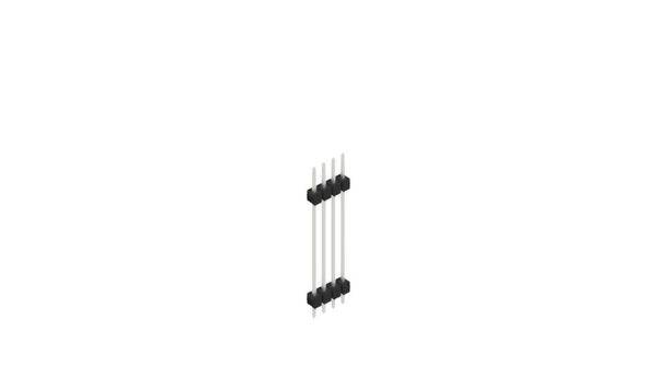Fischer Elektronik Stiftleiste (Standard) Anzahl Reihen: 1 10056883 10St.