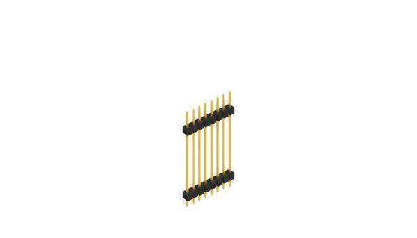 Fischer Elektronik Stiftleiste (Standard) Anzahl Reihen: 1 SL52858G 10St.