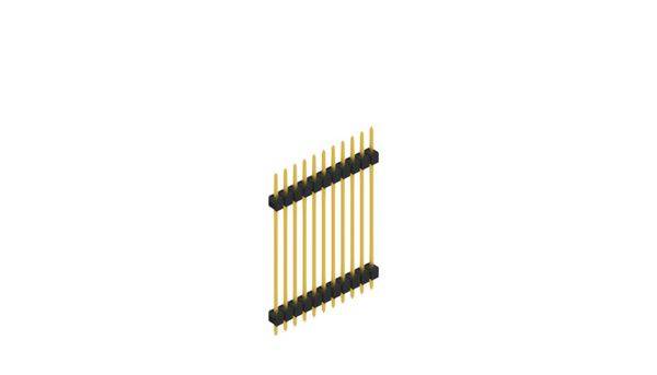 Fischer Elektronik Stiftleiste (Standard) Anzahl Reihen: 1 SL531511G 10St.