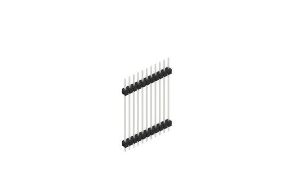 Fischer Elektronik Stiftleiste (Standard) Anzahl Reihen: 1 10056939 10St.