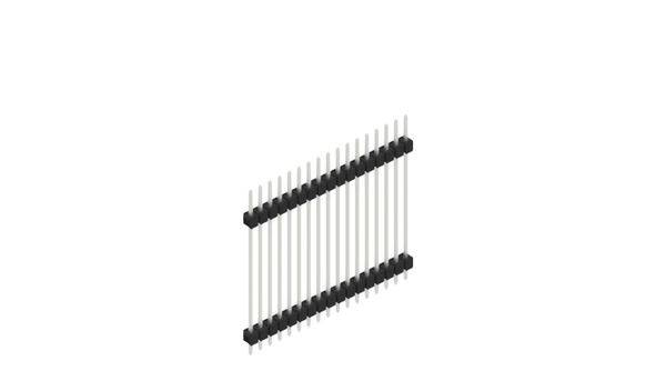 Fischer Elektronik Stiftleiste (Standard) Anzahl Reihen: 1 SL531517Z 10St.