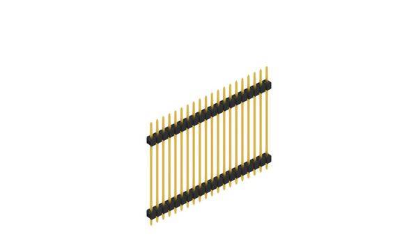 Fischer Elektronik Stiftleiste (Standard) Anzahl Reihen: 1 SL531520G 10St.