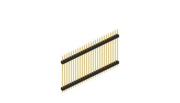 Fischer Elektronik Stiftleiste (Standard) Anzahl Reihen: 1 SL531526G 10St.