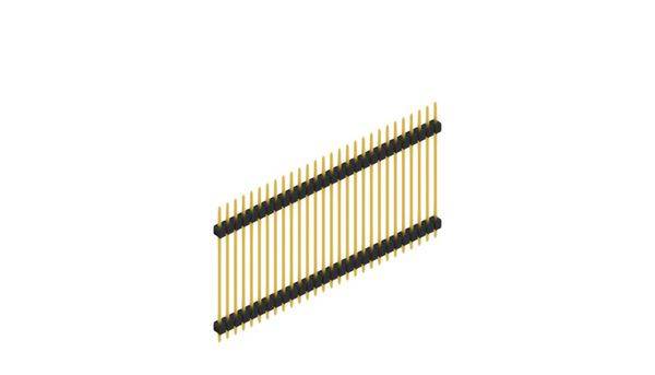 Fischer Elektronik Stiftleiste (Standard) Anzahl Reihen: 1 SL531528G 10St.