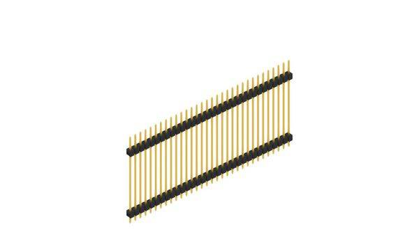 Fischer Elektronik Stiftleiste (Standard) Anzahl Reihen: 1 SL531532G 10St.