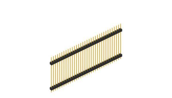 Fischer Elektronik Stiftleiste (Standard) Anzahl Reihen: 1 SL531534G 10St.