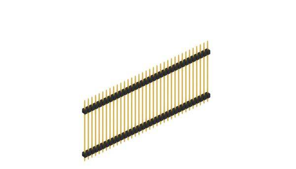 Fischer Elektronik Stiftleiste (Standard) Anzahl Reihen: 1 SL531535G 10St.