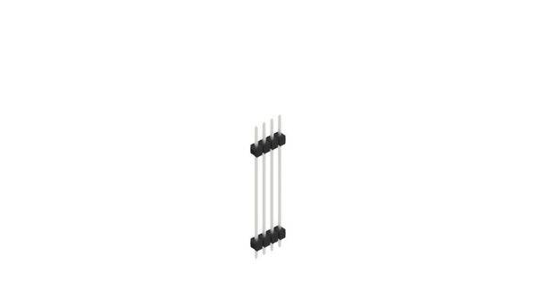 Fischer Elektronik Stiftleiste (Standard) Anzahl Reihen: 1 10056928 10St.