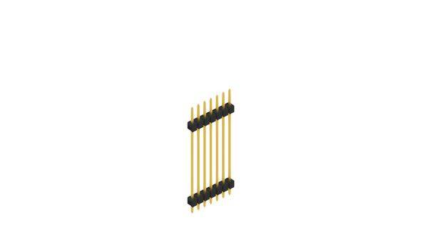 Fischer Elektronik Stiftleiste (Standard) Anzahl Reihen: 1 SL53157G 10St.
