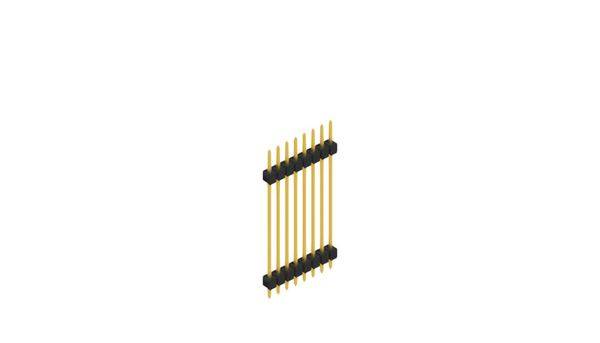 Fischer Elektronik Stiftleiste (Standard) Anzahl Reihen: 1 SL53158G 10St.