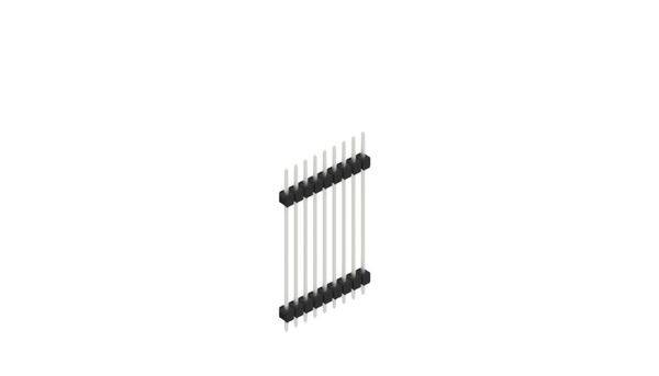 Fischer Elektronik Stiftleiste (Standard) Anzahl Reihen: 1 SL53159Z 10St.