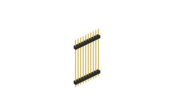 Fischer Elektronik Stiftleiste (Standard) Anzahl Reihen: 1 10056969 10St.