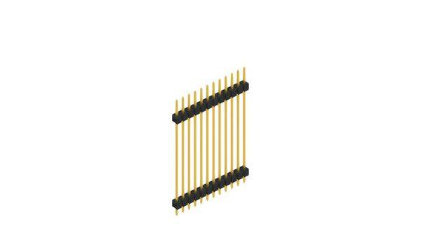 Fischer Elektronik Stiftleiste (Standard) Anzahl Reihen: 1 10056971 10St.