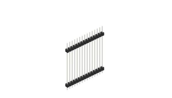 Fischer Elektronik Stiftleiste (Standard) Anzahl Reihen: 1 10056975 10St.