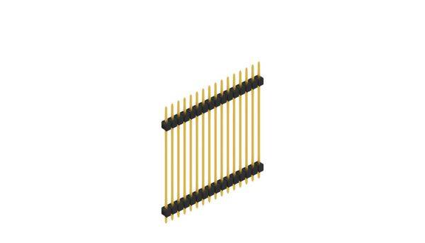 Fischer Elektronik Stiftleiste (Standard) Anzahl Reihen: 1 SL536016G 10St.