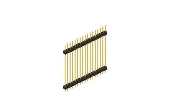 Fischer Elektronik Stiftleiste (Standard) Anzahl Reihen: 1 SL536017G 10St.