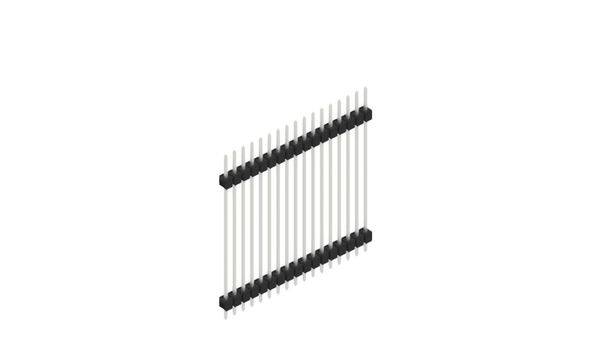 Fischer Elektronik Stiftleiste (Standard) Anzahl Reihen: 1 10056977 10St.