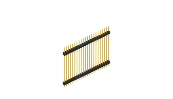 Fischer Elektronik Stiftleiste (Standard) Anzahl Reihen: 1 SL536022G 10St.