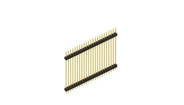 Fischer Elektronik Stiftleiste (Standard) Anzahl Reihen: 1 SL536023G 10St.