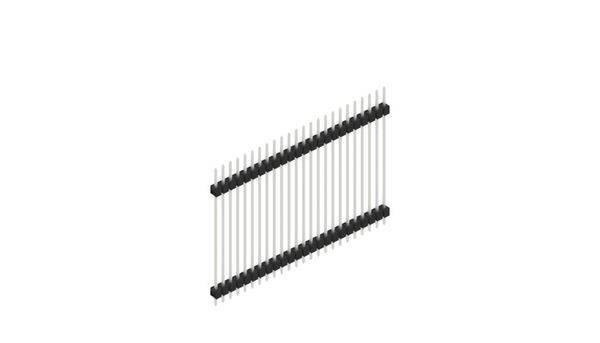 Fischer Elektronik Stiftleiste (Standard) Anzahl Reihen: 1 10153957 10St.
