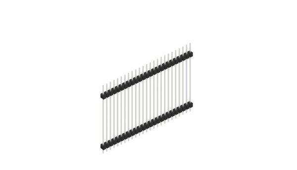 Fischer Elektronik Stiftleiste (Standard) Anzahl Reihen: 1 SL536025Z 10St.