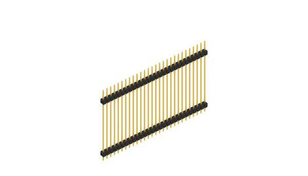 Fischer Elektronik Stiftleiste (Standard) Anzahl Reihen: 1 SL536028G 10St.