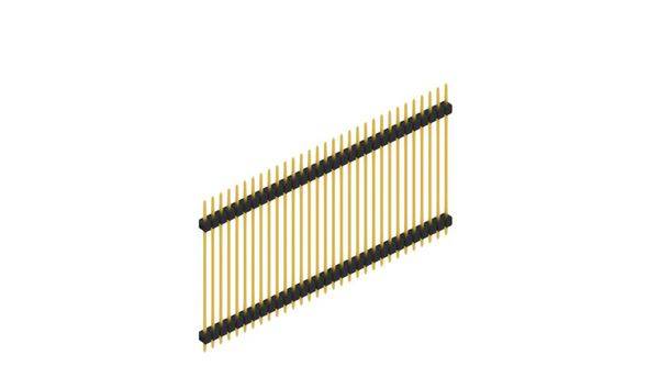 Fischer Elektronik Stiftleiste (Standard) Anzahl Reihen: 1 SL536031G 10St.