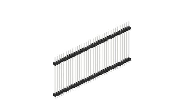 Fischer Elektronik Stiftleiste (Standard) Anzahl Reihen: 1 SL536034Z 10St.