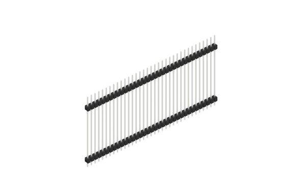 Fischer Elektronik Stiftleiste (Standard) Anzahl Reihen: 1 10056984 10St.
