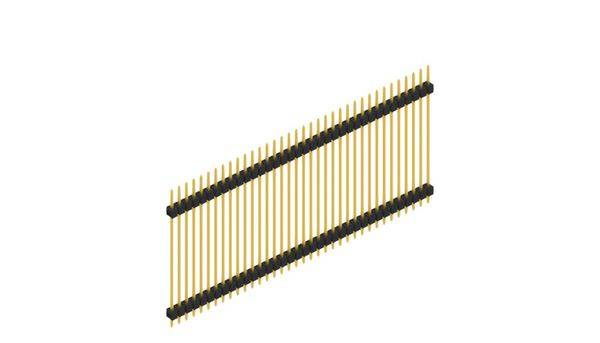 Fischer Elektronik Stiftleiste (Standard) Anzahl Reihen: 1 10056985 10St.