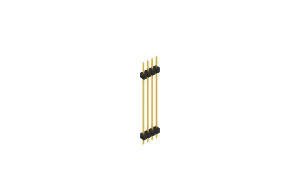 Fischer Elektronik Stiftleiste (Standard) Anzahl Reihen: 1 10056959 10St.