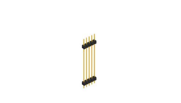 Fischer Elektronik Stiftleiste (Standard) Anzahl Reihen: 1 SL53605G 10St.