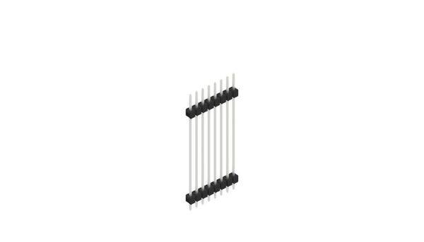 Fischer Elektronik Stiftleiste (Standard) Anzahl Reihen: 1 10056967 10St.