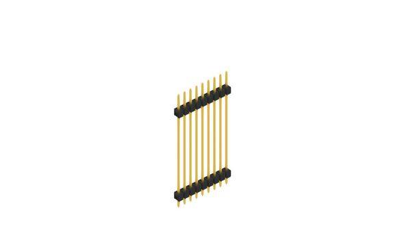 Fischer Elektronik Stiftleiste (Standard) Anzahl Reihen: 1 10169591 10St.