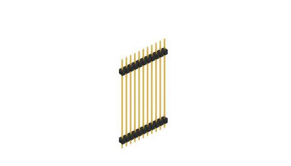 Fischer Elektronik Stiftleiste (Standard) Anzahl Reihen: 1 SL541511G 10St.