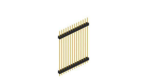 Fischer Elektronik Stiftleiste (Standard) Anzahl Reihen: 1 10149041 10St.