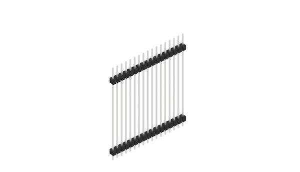 Fischer Elektronik Stiftleiste (Standard) Anzahl Reihen: 1 SL541517Z 10St.