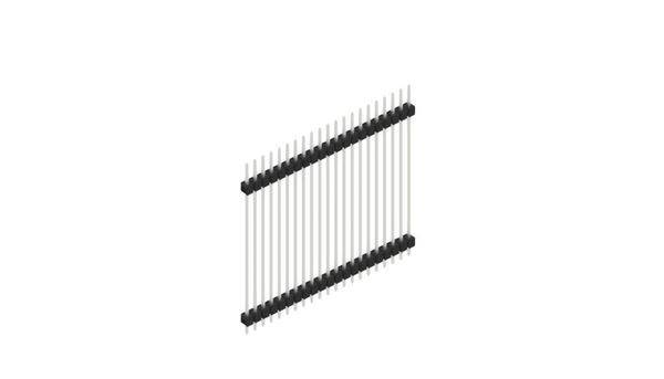 Fischer Elektronik Stiftleiste (Standard) Anzahl Reihen: 1 10079037 10St.