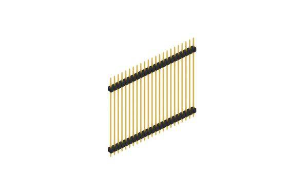 Fischer Elektronik Stiftleiste (Standard) Anzahl Reihen: 1 SL541523G 10St.
