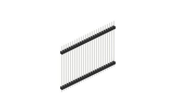 Fischer Elektronik Stiftleiste (Standard) Anzahl Reihen: 1 SL541525Z 10St.